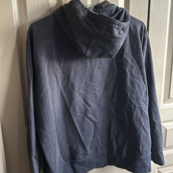 Champion Grey Hooded Sweatshirt Unisex Size L - Picture 3 of 5